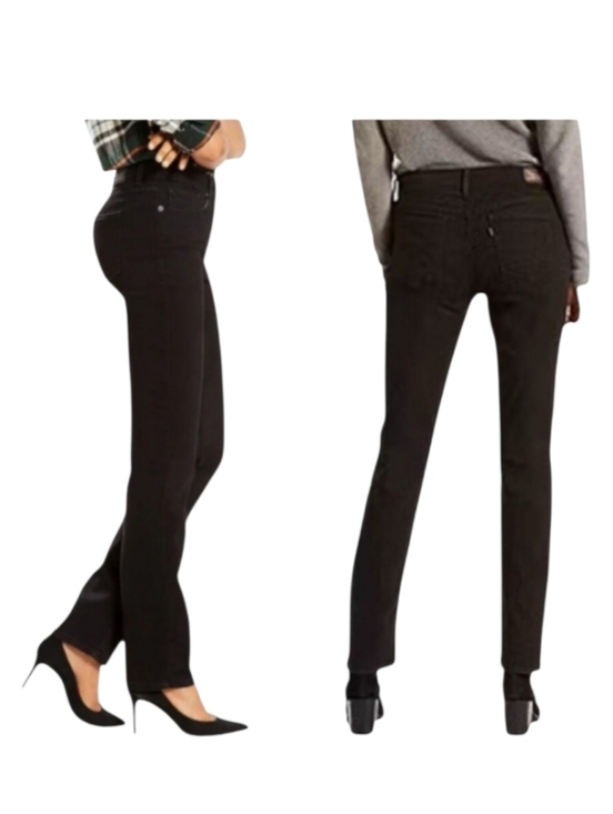 Levi's Denim - Levi's 505 Straight Leg Soft Black Jeans